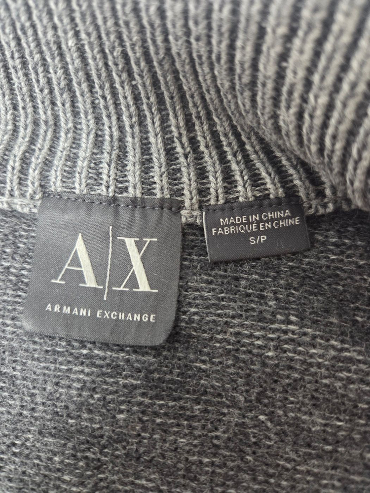 아르마니 익스체인지 로로 니트집업 그레이(S) 이미지