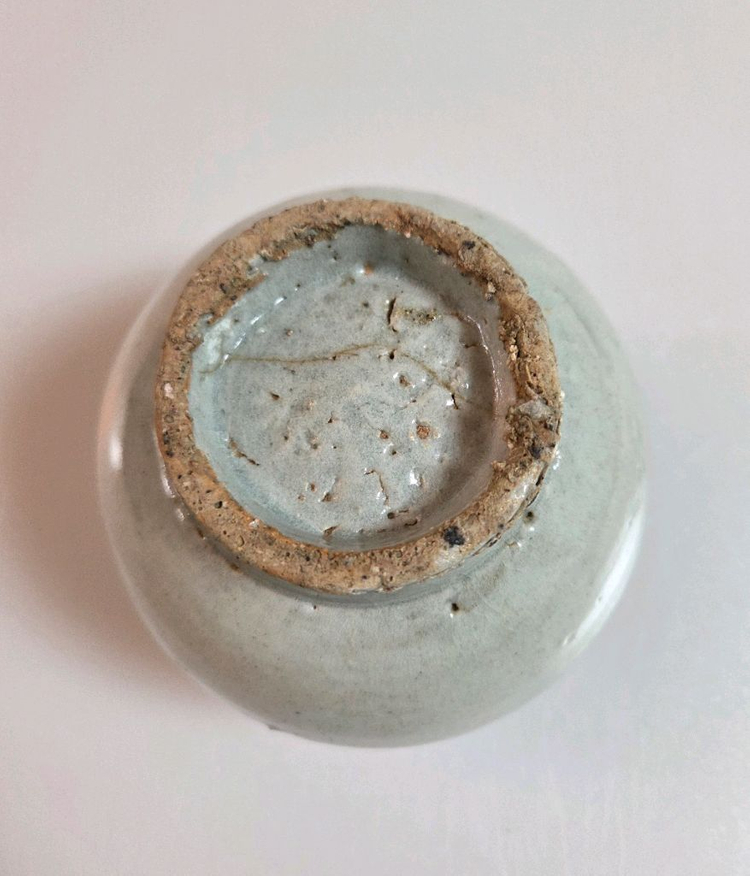 골동품 조선시대 후기 관요사기 청화백자 죽문호 이미지