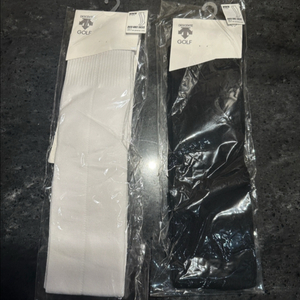 새상품 데상트 골프 니삭스 검정양말