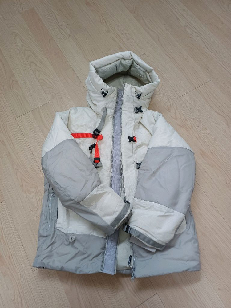 시에라 디자인 플렉스 카파시터 구스다운 패딩 파카 아이보리--1