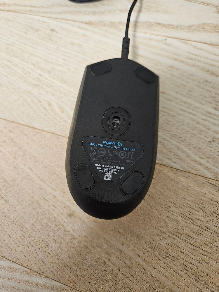 로지텍 G102 게이밍 마우스 블랙--1