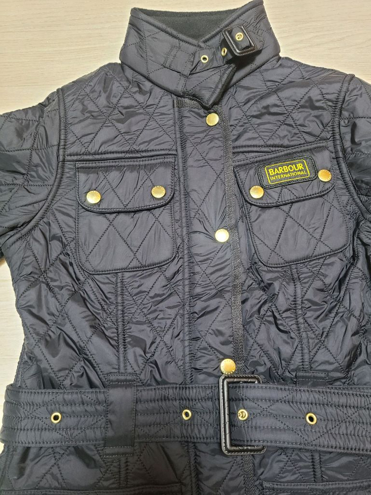 바버 인터네셔널 퀄팅 자켓(새상품/미착용/택 그대로/uk8)--1