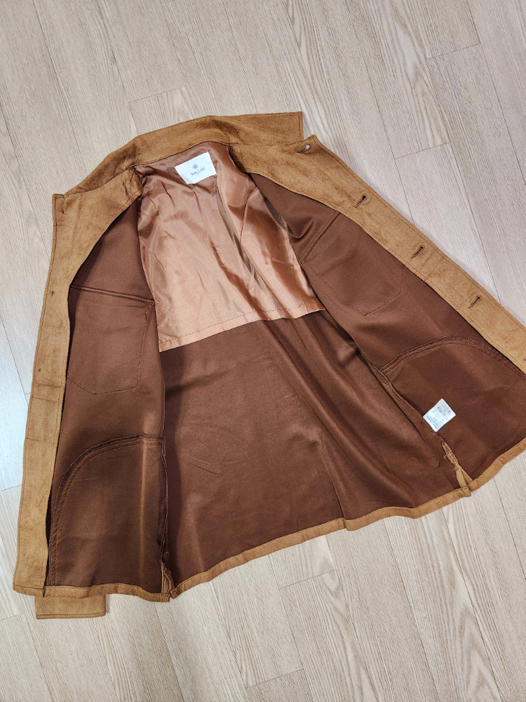 써니 라벨 by 어반 리서치 브라운 트러커 재킷--3