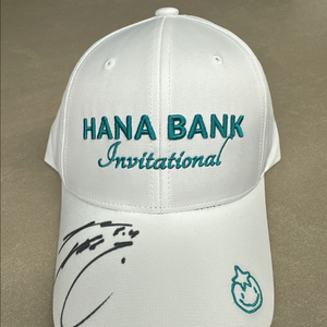 하나은행 인비테이셔널 골프대회 박상현프로 싸인 골프모자