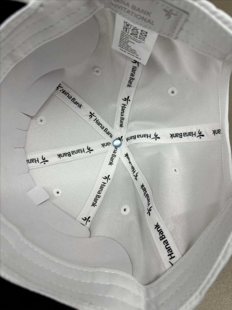 하나은행 인비테이셔널 골프대회 박상현프로 싸인 골프모자--3