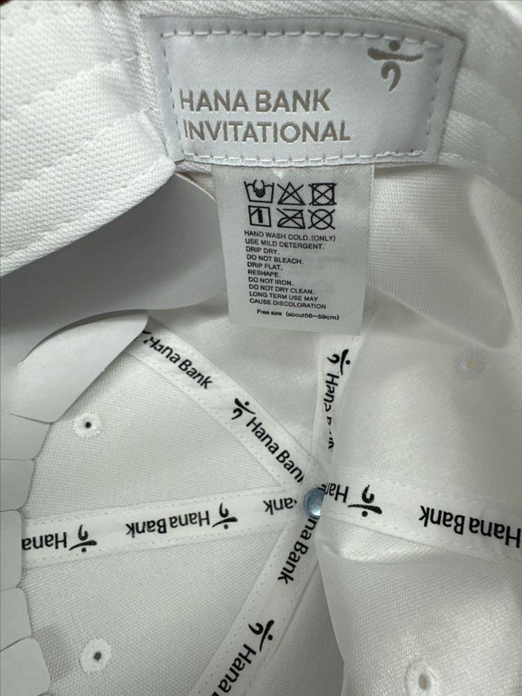 하나은행 인비테이셔널 골프대회 박상현프로 싸인 골프모자--4