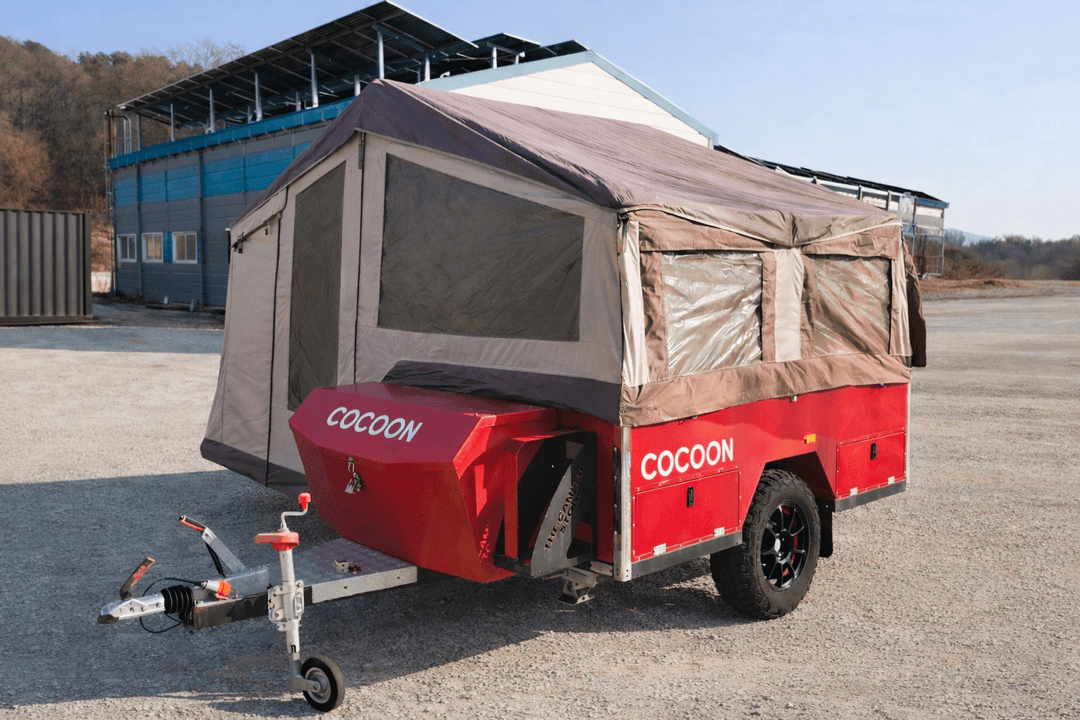 코쿤 CC4 텐트 트레일러 / 350만원 / 내외부 상태 굿!! 스킨 상태 굿!! 전기 바닥 난방!! 이미지