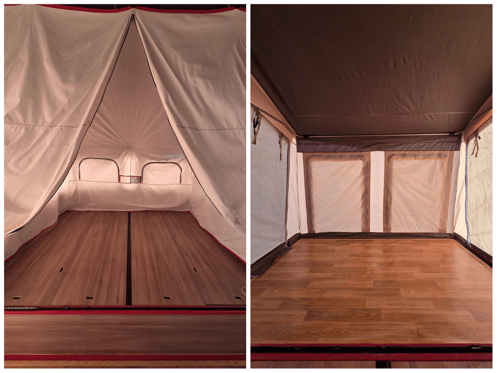 코쿤 CC4 텐트 트레일러 / 350만원 / 내외부 상태 굿!! 스킨 상태 굿!! 전기 바닥 난방!! 이미지