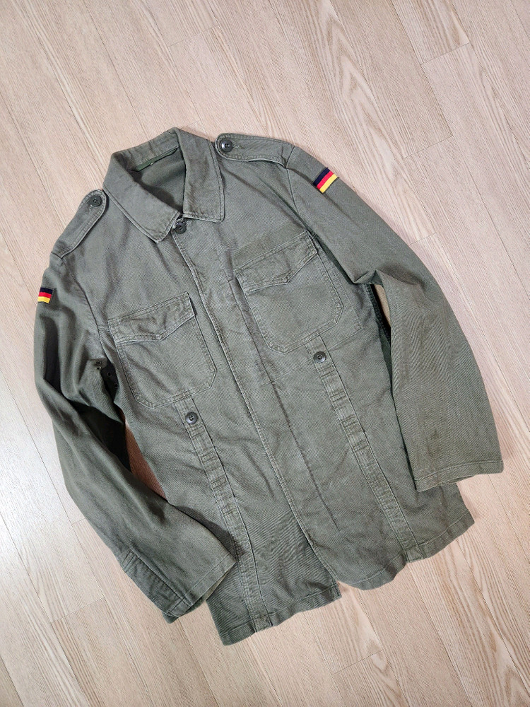 독일군 러기드 원워싱 밀리터리 필드 재킷--1