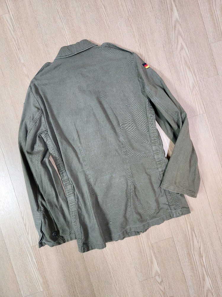독일군 러기드 원워싱 밀리터리 필드 재킷--4