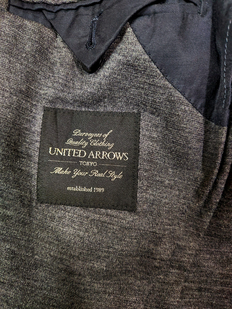 유나이티드 애로우즈 도쿄 멜란지 그레이 블레이져--5