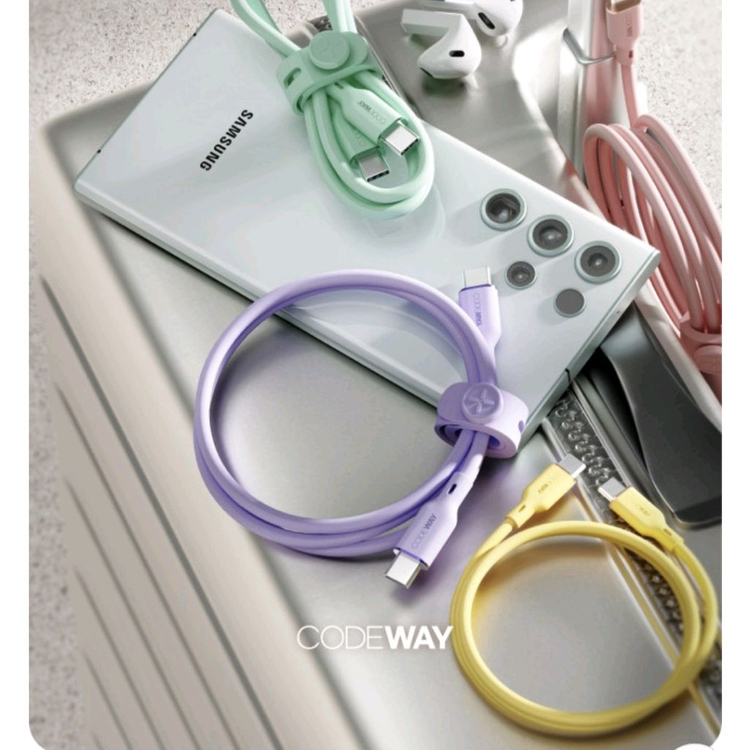 [미개봉] 코드웨이 초고속 충전 케이블 c타입 8핀 갤럭시 아이폰 이미지