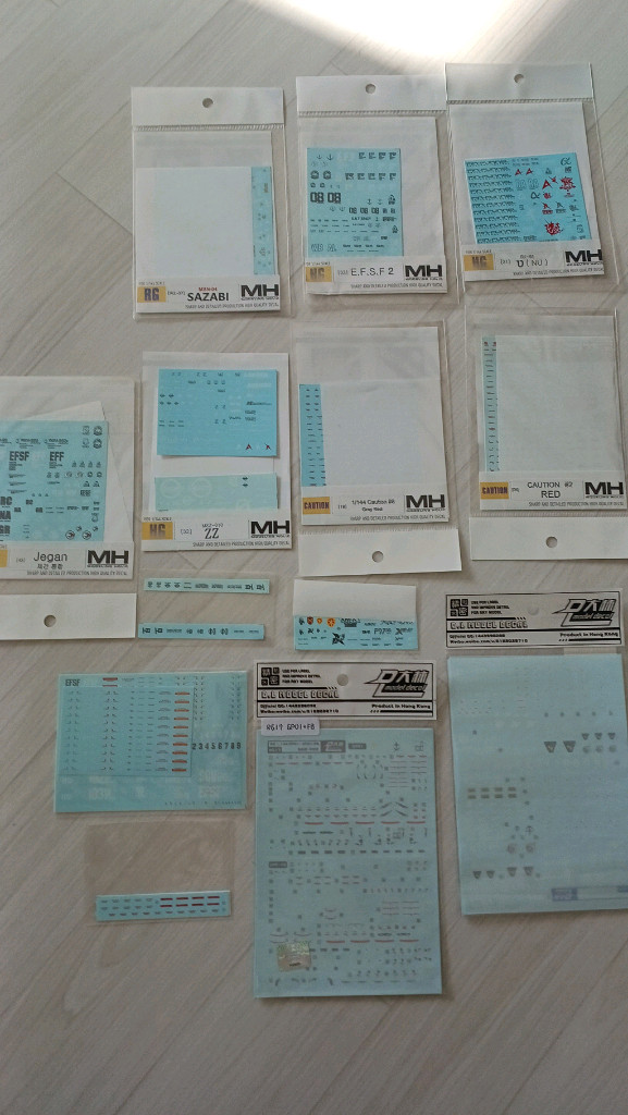 모델링홀릭 건담 데칼 다수 SALE--2