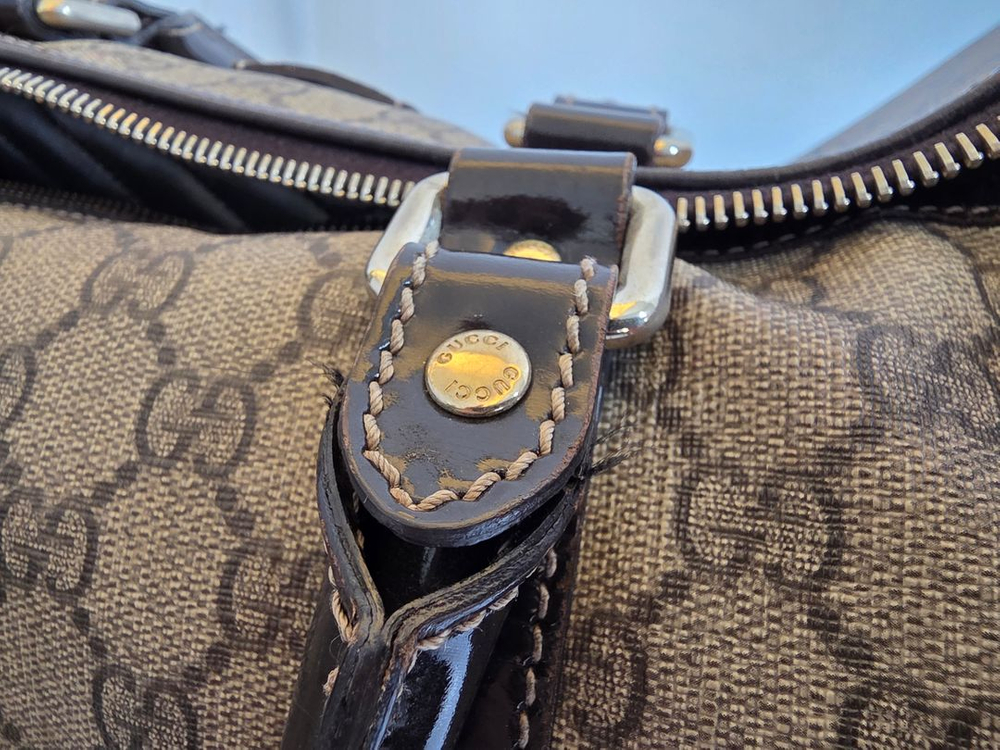 구찌 GG패턴 보스턴백 브라운 이미지