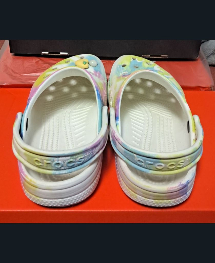 크록스 J3 220~225 타이다이 쥬니어 여성크록스--4