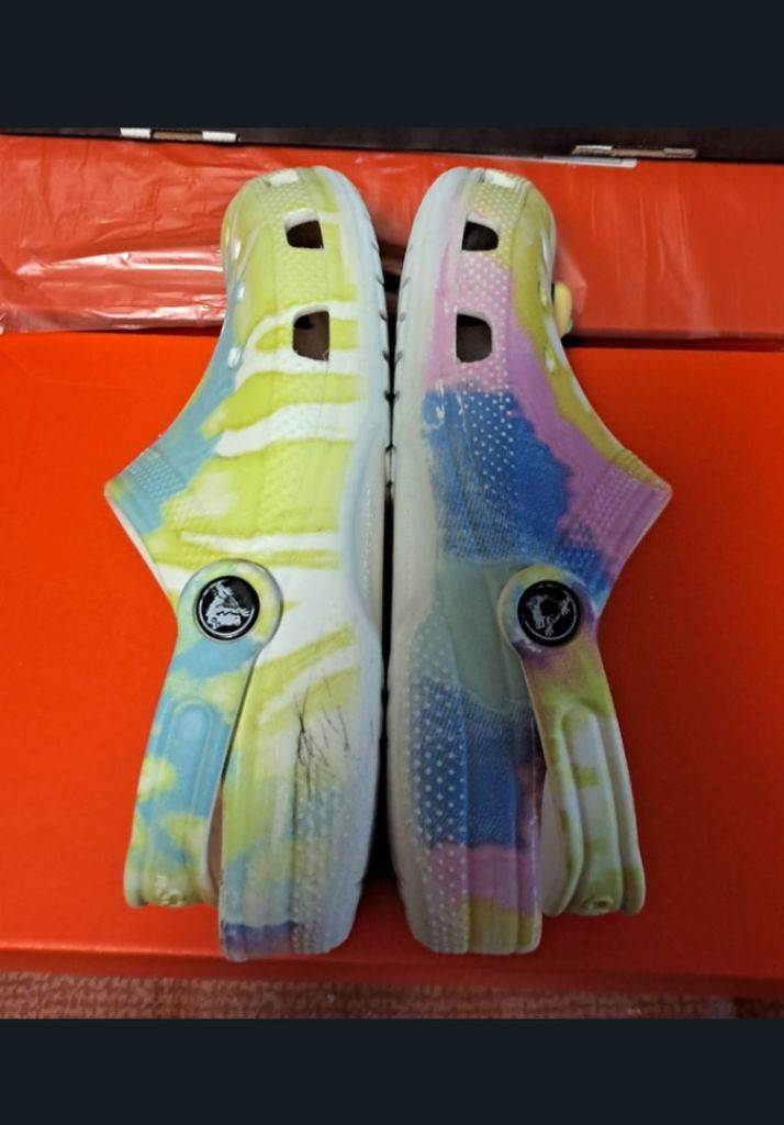 크록스 J3 220~225 타이다이 쥬니어 여성크록스--6