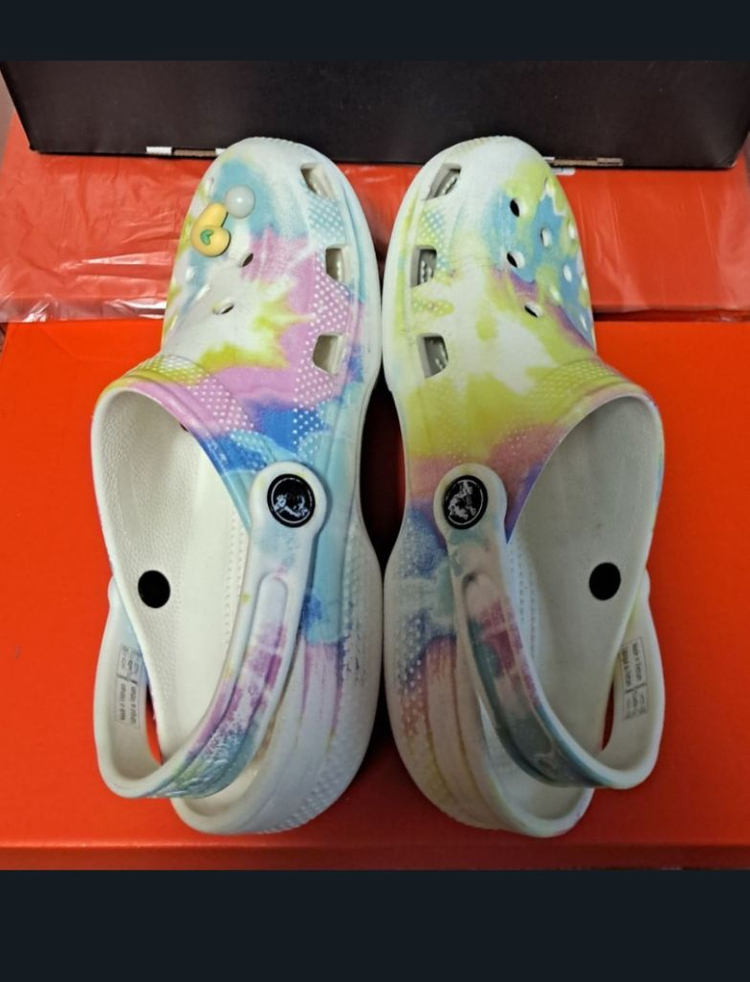 크록스 J3 220~225 타이다이 쥬니어 여성크록스--7