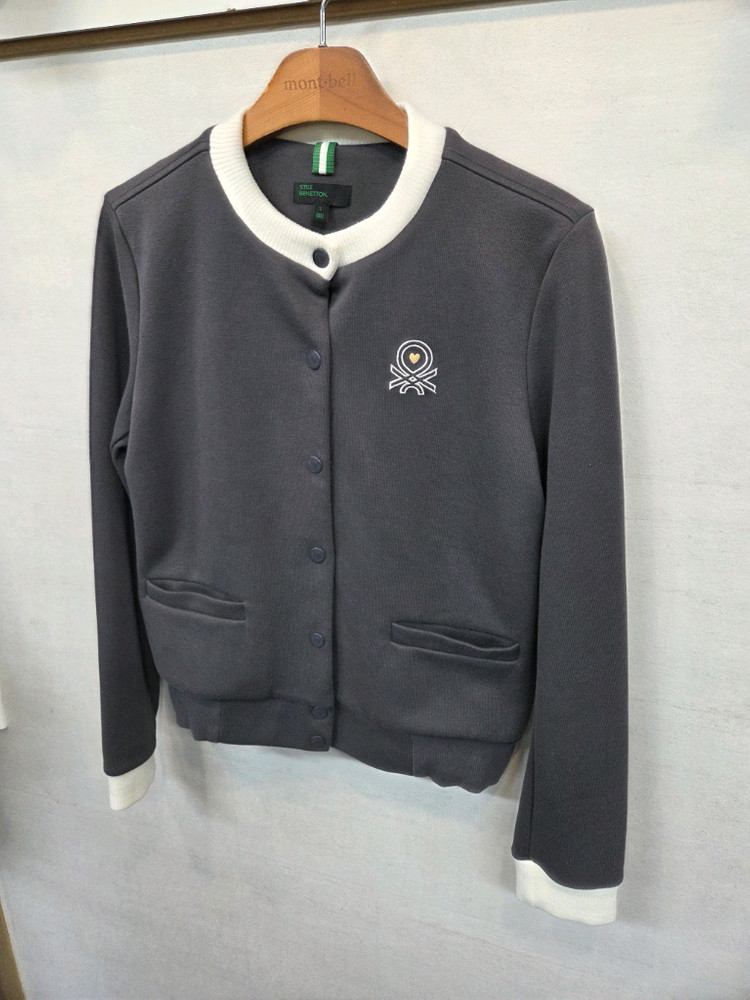 베네통 골프 부클와펜 라운딩 자켓 s 90--6