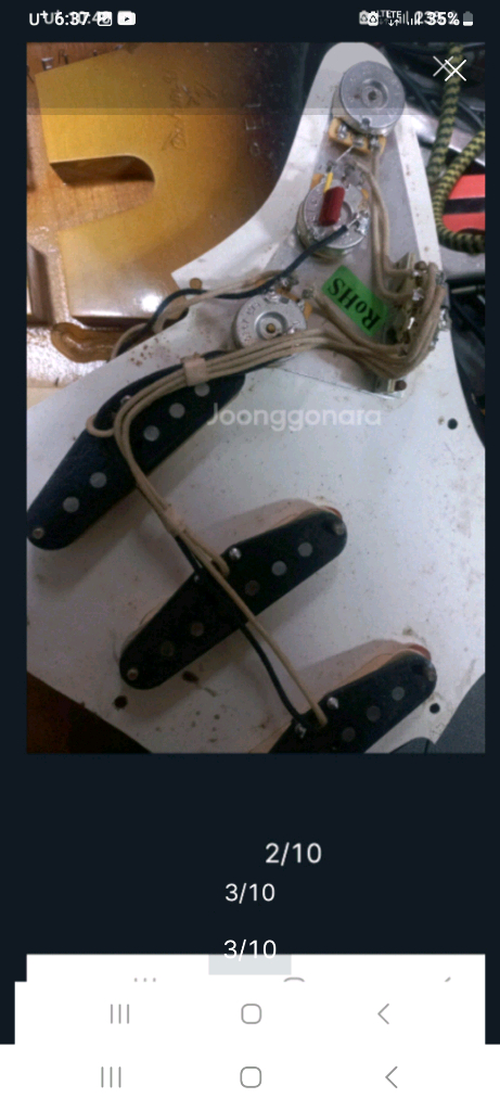 펜더 56년 레릭 커스텀 일렉기타 이미지