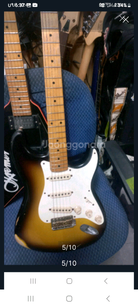 펜더 56년 레릭 커스텀 일렉기타 이미지