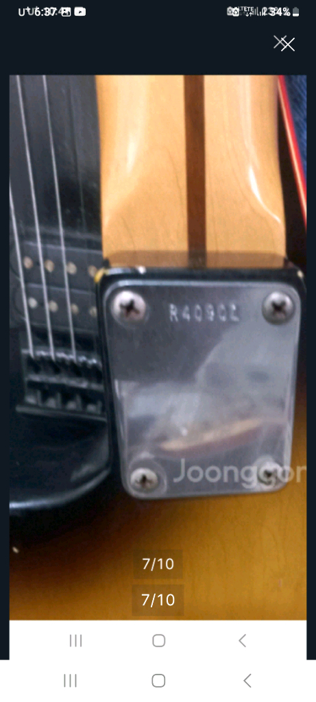 펜더 56년 레릭 커스텀 일렉기타 이미지