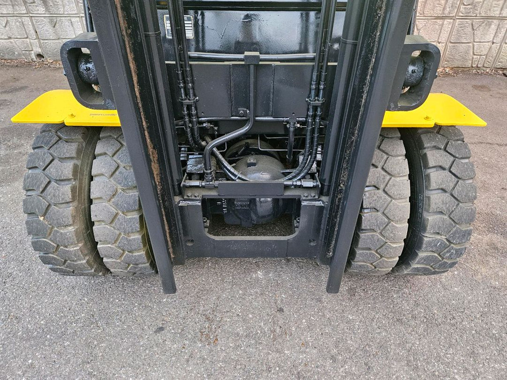 (중고지게차) 현대 포렉스 45DE 디젤 3단 4.5톤 지게차 (3단 듀얼마스트, 편개식자동발, 에어컨&히터, 캐빈 이미지