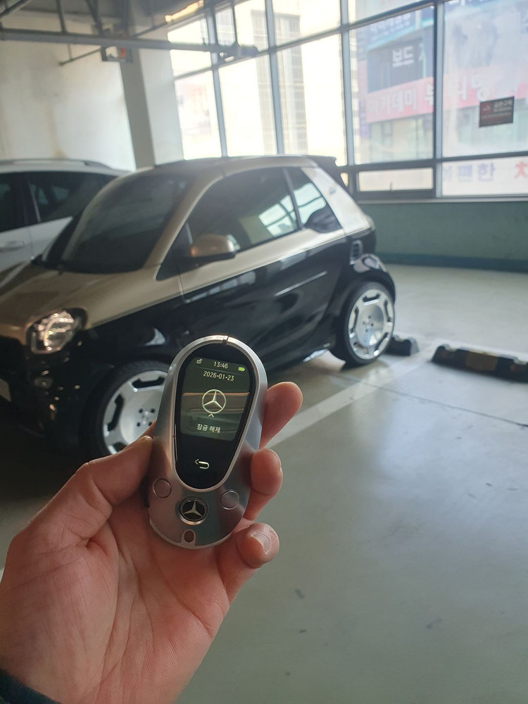 벤츠 스마트 포투 453 16년 최신형 LCD 액정키 개조 오토도어 기능 완벽 호환 이미지