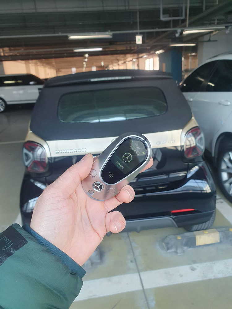 벤츠 스마트 포투 453 16년 최신형 LCD 액정키 개조 오토도어 기능 완벽 호환 이미지