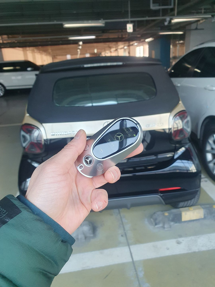 벤츠 스마트 포투 453 16년 최신형 LCD 액정키 개조 오토도어 기능 완벽 호환 이미지