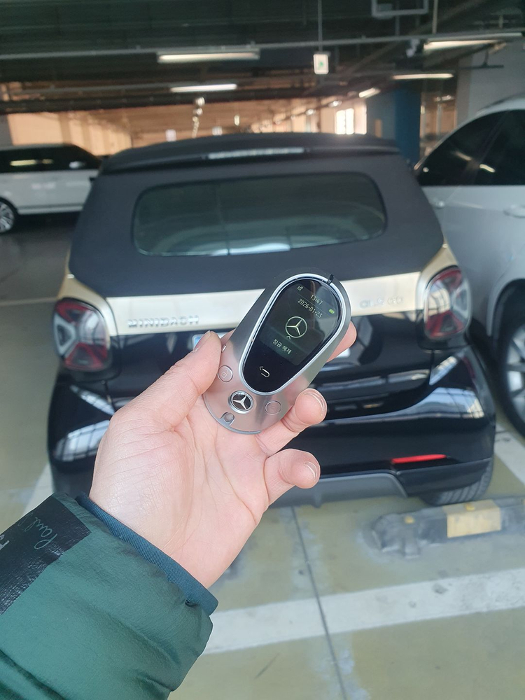 벤츠 스마트 포투 453 16년 최신형 LCD 액정키 개조 오토도어 기능 완벽 호환 이미지