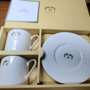 새상품 수집용 청와대 찻잔 윤석열 커피잔