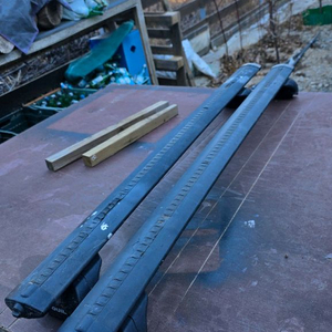 유일 차량용 루프랙 가로바 블랙 120cm