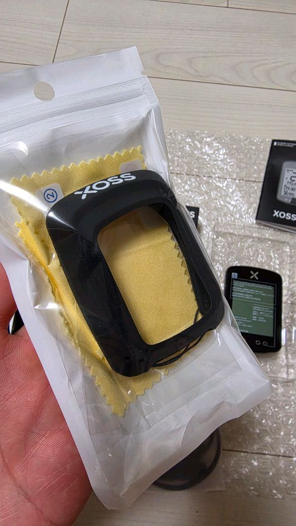 [풀세트] XOSS 정품 풀세트 자전거 속도계 거치대 세트 GPS 가민 라이트 전조등 이미지