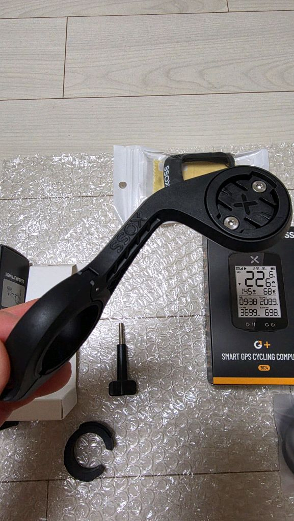 [풀세트] XOSS 정품 풀세트 자전거 속도계 거치대 세트 GPS 가민 라이트 전조등 이미지