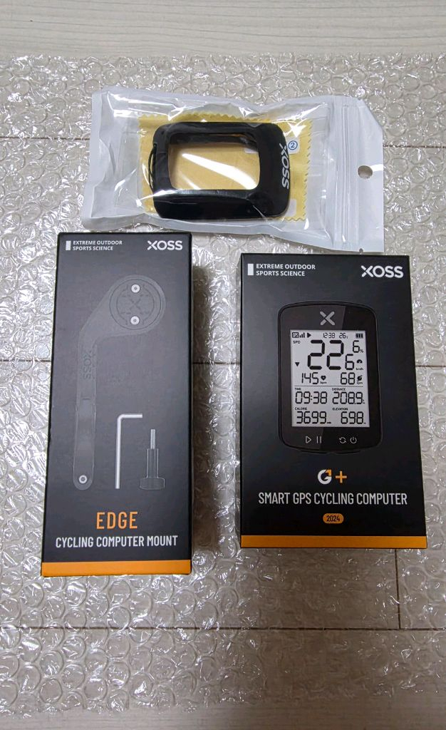 [풀세트] XOSS 정품 풀세트 자전거 속도계 거치대 세트 GPS 가민 라이트 전조등 이미지