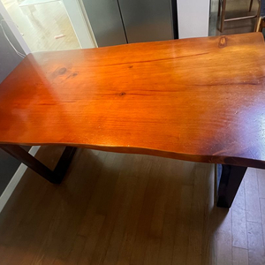 스타벅스 스타일 원목 식탁 의자