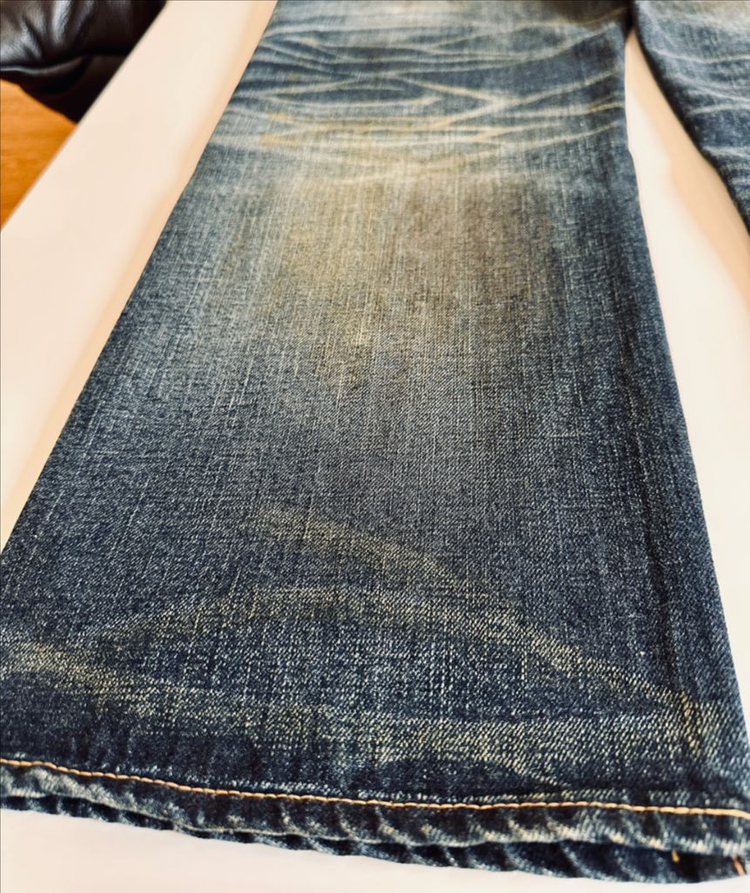 (역대급 워싱) RRL 더블알엘 빈티지 5포켓 기빈스 34-30 신품급--7