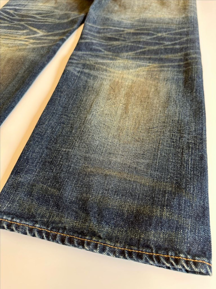 (역대급 워싱) RRL 더블알엘 빈티지 5포켓 기빈스 34-30 신품급--8