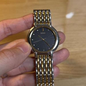90년대 세이코 콤비 쿼츠 검판