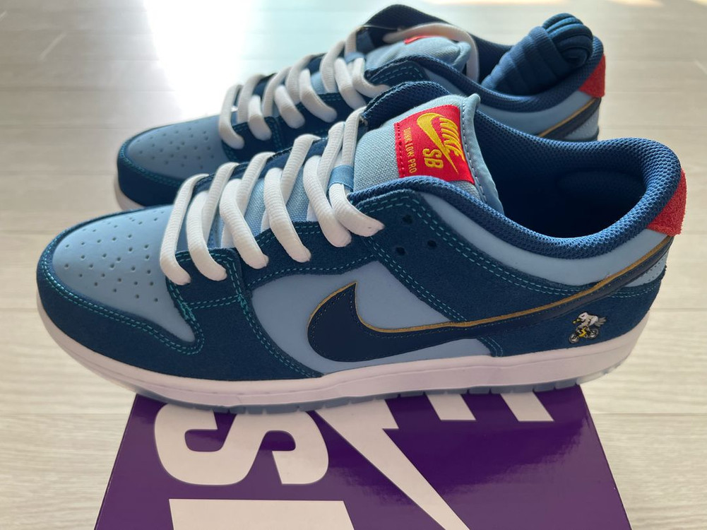 나코탭 덩크 SB 로우 와이 소 새드 크리스탈 블루 270 사이즈 판매 이미지