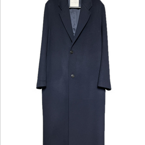 타임옴므 20주년 다크네이비 체스터 벨티드 코트 100사이즈