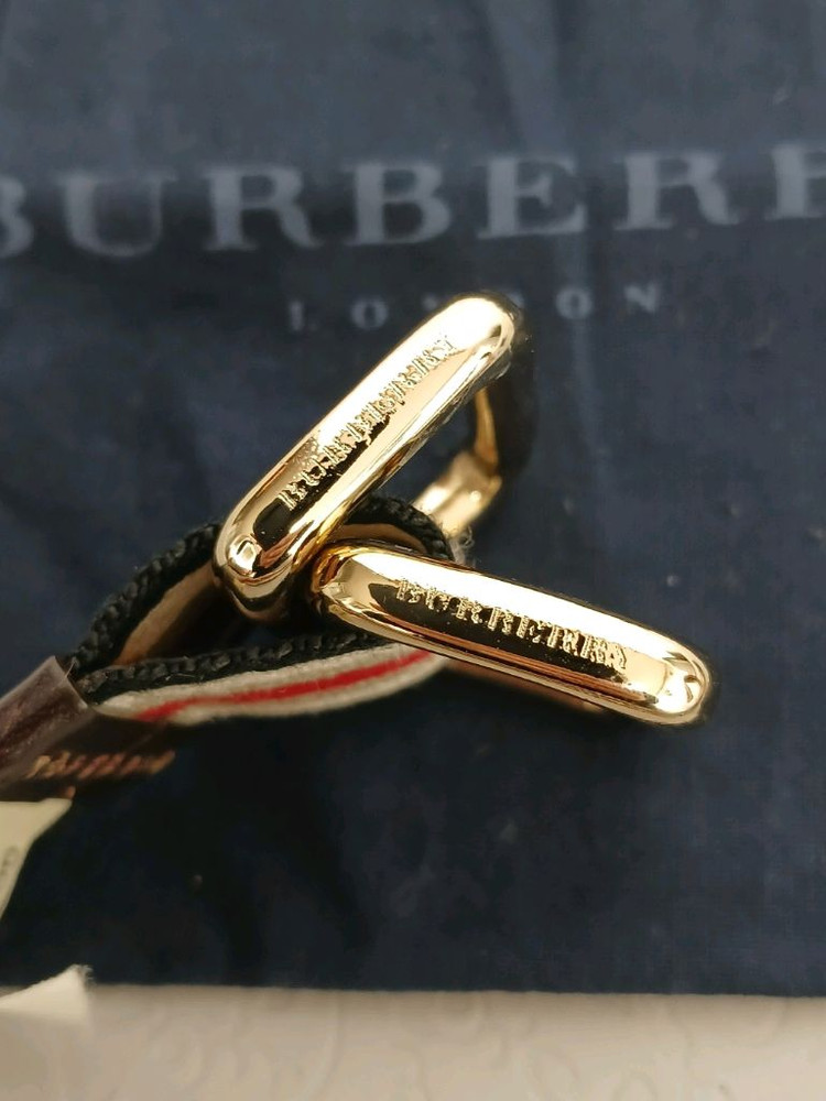 버버리 스트라이프 벨트 정품 이미지