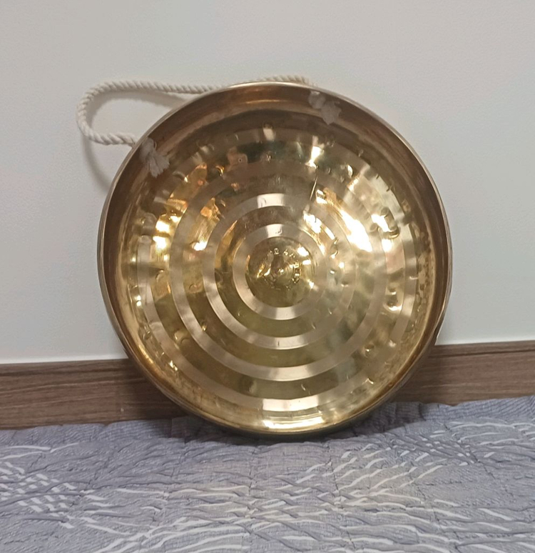 징 무형문화재 14호 이용구 방짜 징 (무속 불교 사물 농악 )--1