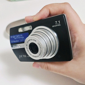 부품용) 올림푸스 뮤700 디지털카메라 블랙 이미지