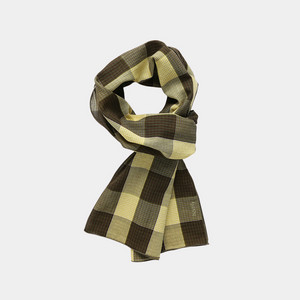 홈리 체크 스카프 옐로우 / 목도리 머플러 유스 브라운야드 블랭크룸 러프사이드 포터리
