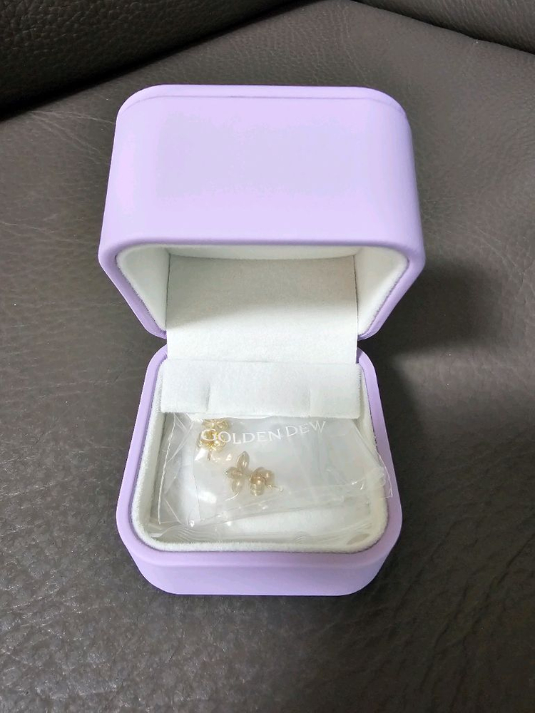 골든듀 펄시피아쁘띠 귀걸이(미개봉 새상품)-옐골 이미지