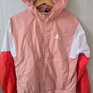 아디다스 주니어 바람막이 핑크 XS 이미지
