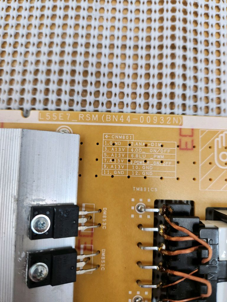 삼성 티비 메인, 파워보드(부품) 이미지