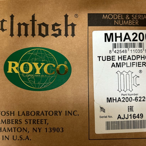 매킨토시 MHA200 헤드폰 앰프