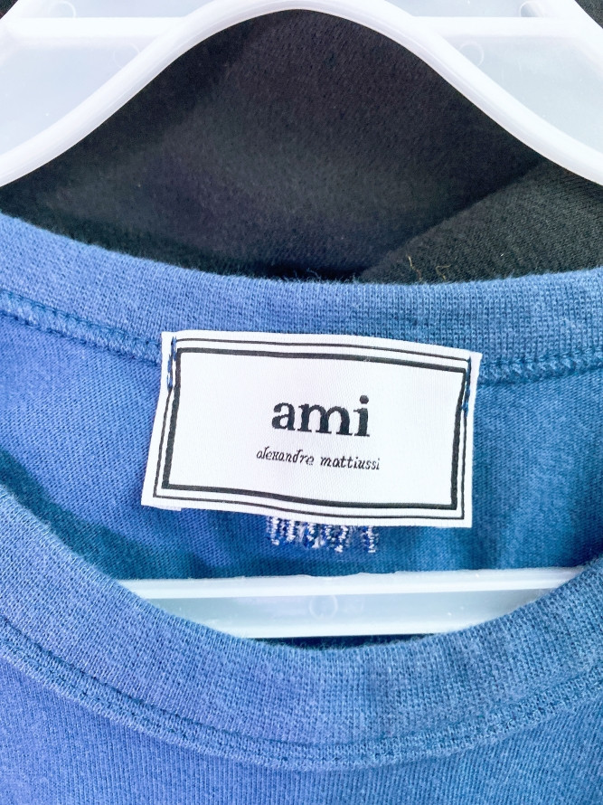 (L)ami아미남자라운드반팔티--3